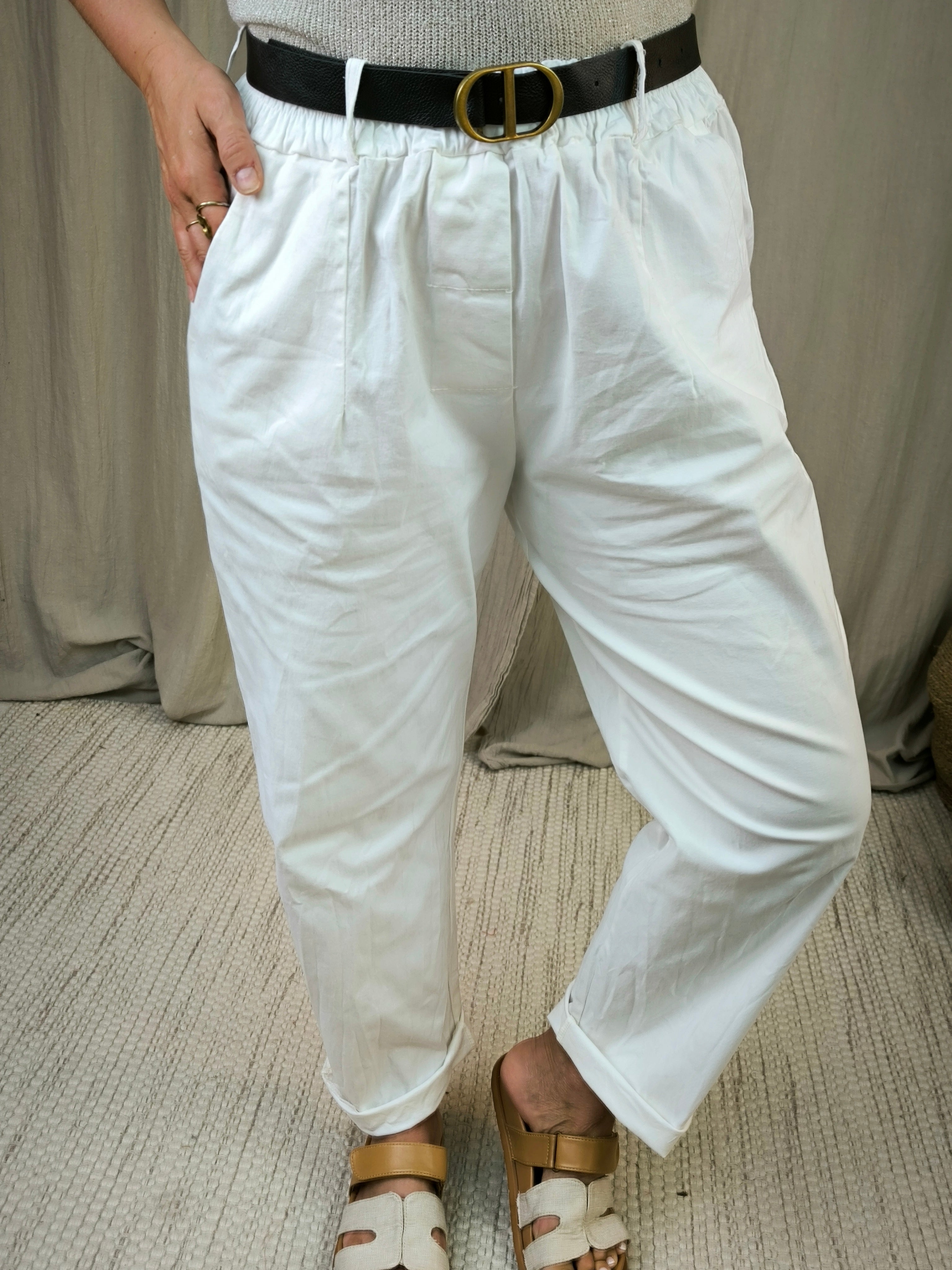 Pantalon blanc | Addict showroom