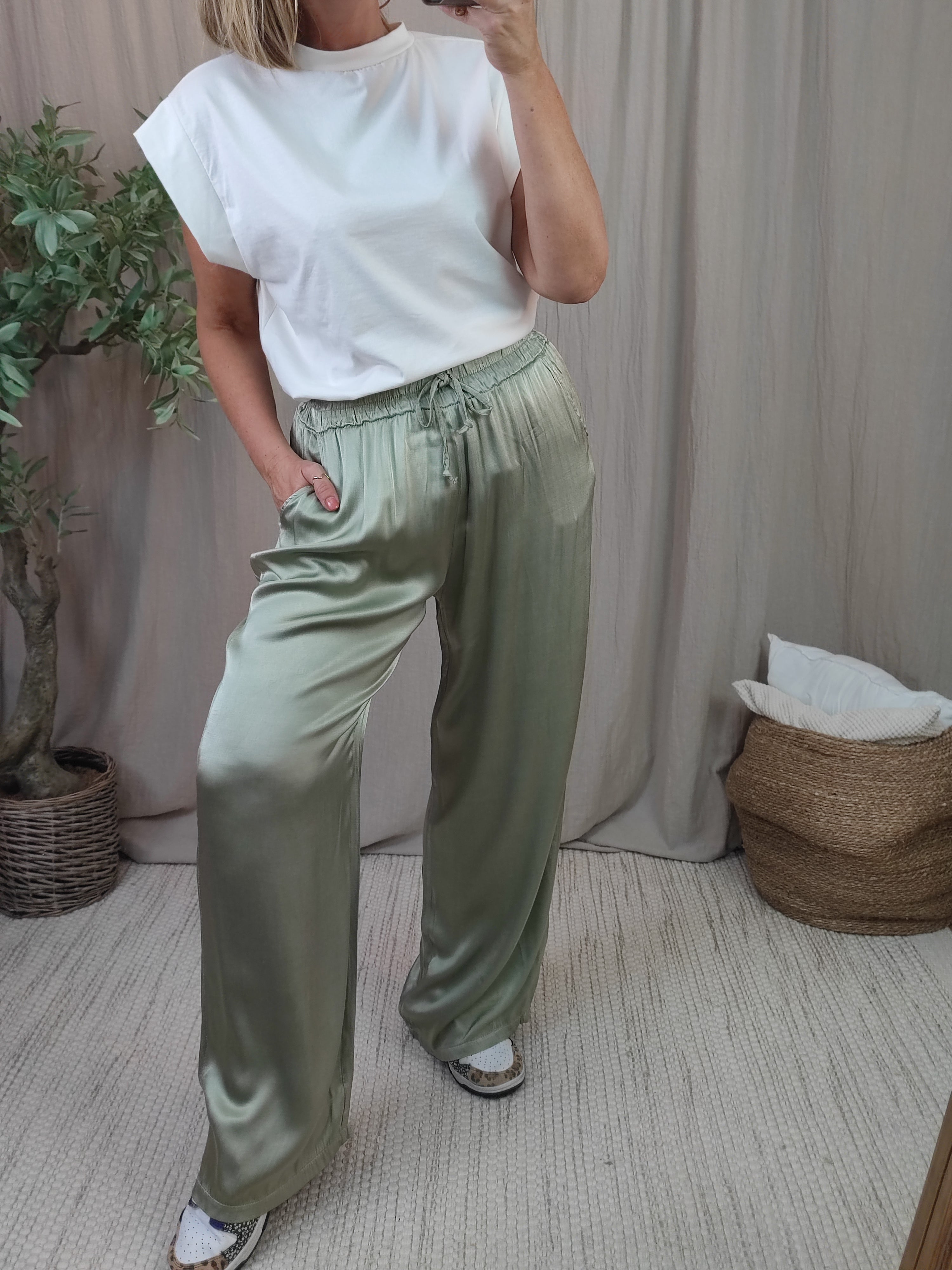 Pantalon satiné  | Addict showroom