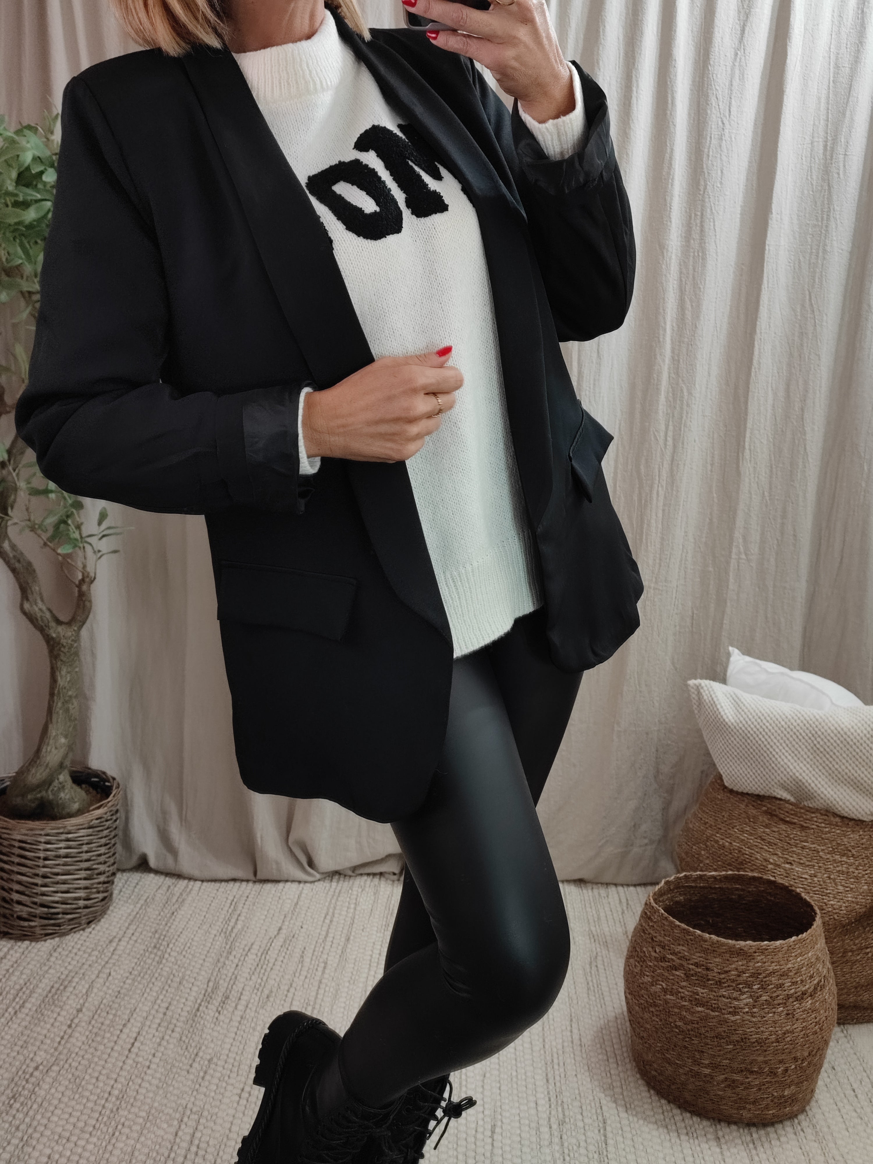 Blazer noir | Addict showroom