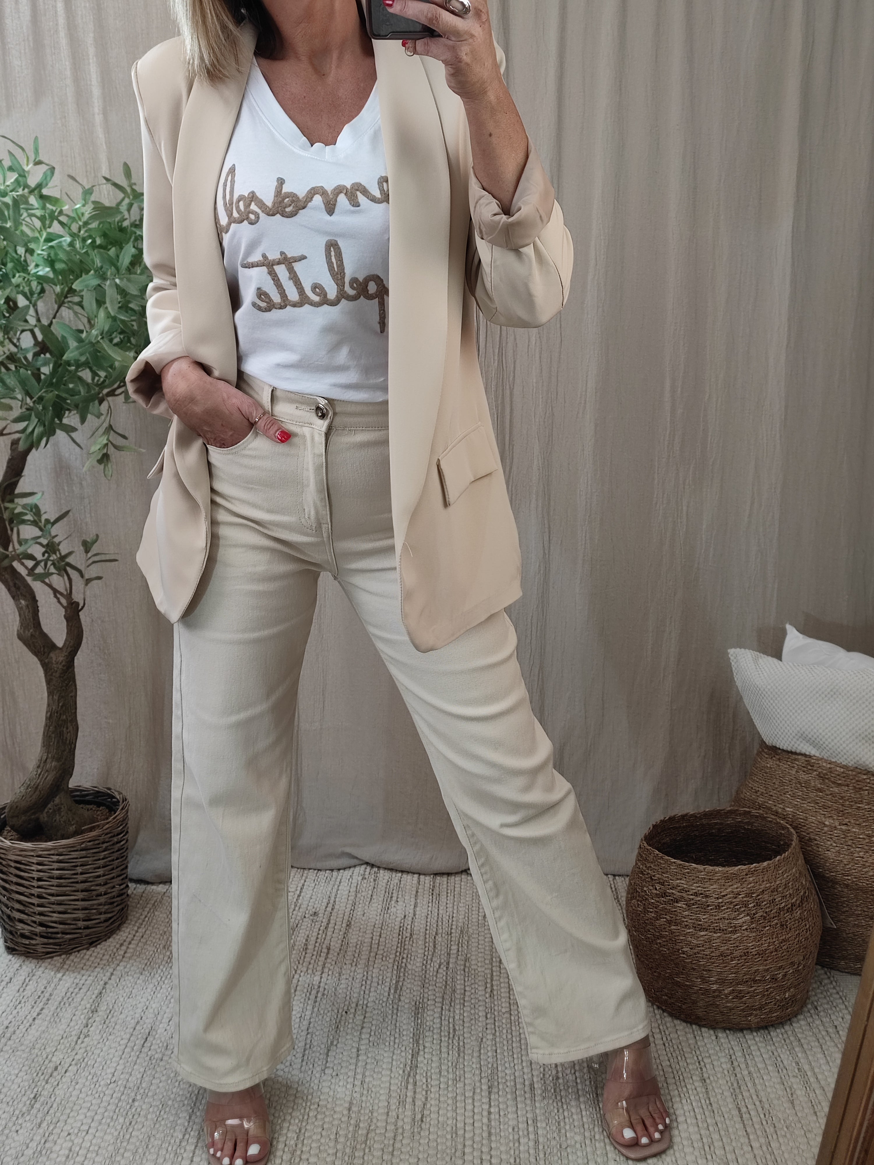 Blazer beige  | Addict showroom